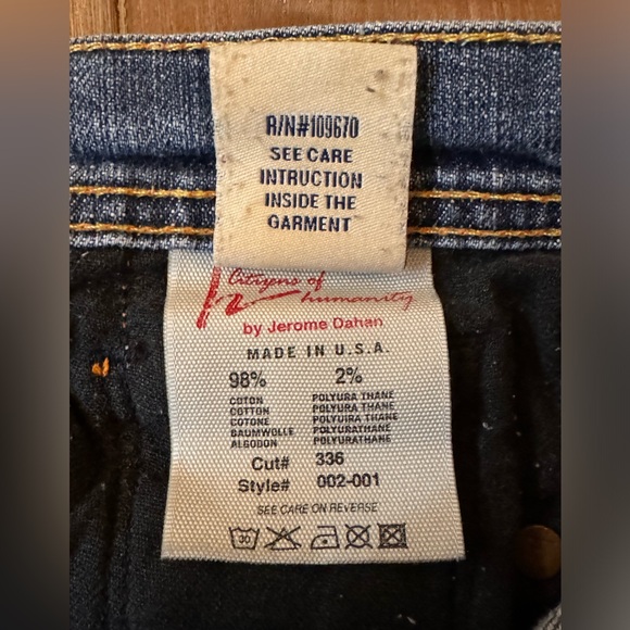 Citizens of Humanity Ingrid 002 Low Waist Stretchy Denim CutOff Shorts Size 29 - Picture 5 of 8